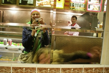 anna at the kebab shop